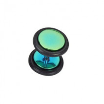 Faux piercing plug acier anodisé vert Badu Faux piercing4,80 €