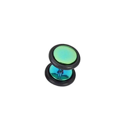 Faux piercing plug acier anodisé vert Badu Faux piercing4,80 €