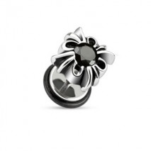 Piercing arcade 8 mm anodisé rose