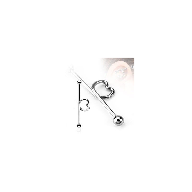Piercing arcade 8 mm anodisé rose