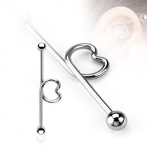 Piercing industriel looping cœur 35mm Pory Piercing oreille4,60 €