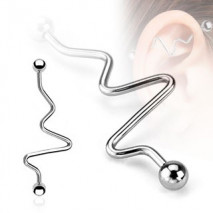 Piercing industriel zigzag acier 35mm Papo Piercing oreille4,60 €