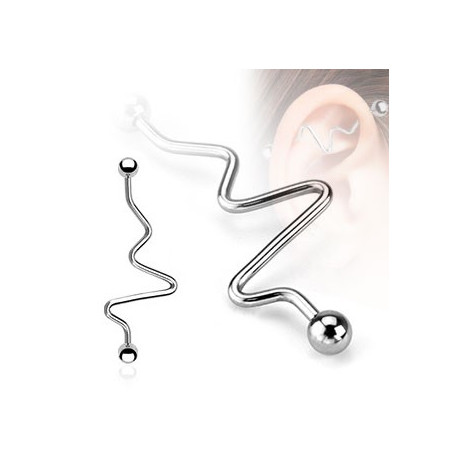 Piercing arcade 8 mm anodisé rose