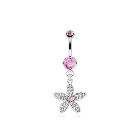 Piercing nombril pendentif avec une fleur rose Kot Piercing nombril11,49 €