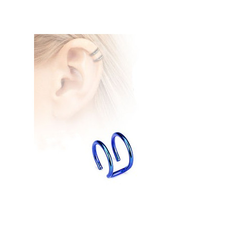 Piercing arcade 8 mm anodisé rose