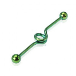 Piercing arcade 8 mm anodisé rose