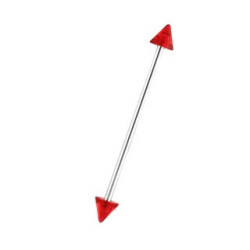 Piercing industriel rouge pointes et 35mm Lox Piercing oreille2,49 €