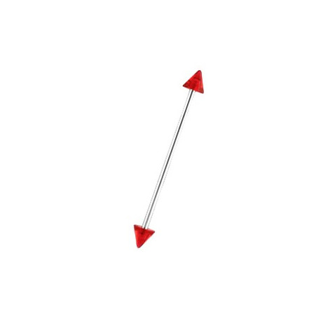 Piercing industriel rouge pointes et 35mm Lox Piercing oreille2,49 €