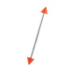 Piercing industriel orange pointes et 35mm Ly Piercing oreille2,49 €