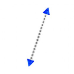 Piercing industriel bleu pointes et 35mm Lyxo Piercing oreille2,49 €