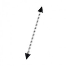 Piercing industriel noir pointes et 35mm Luxa Piercing oreille2,49 €