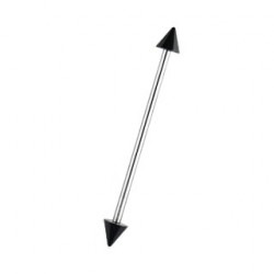 Piercing industriel noir pointes et 35mm Luxa Piercing oreille2,49 €