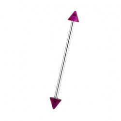 Piercing arcade 8 mm anodisé rose