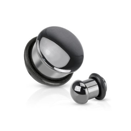 Piercing plug en pierre hématite 10mm Rau Piercing oreille4,49 €