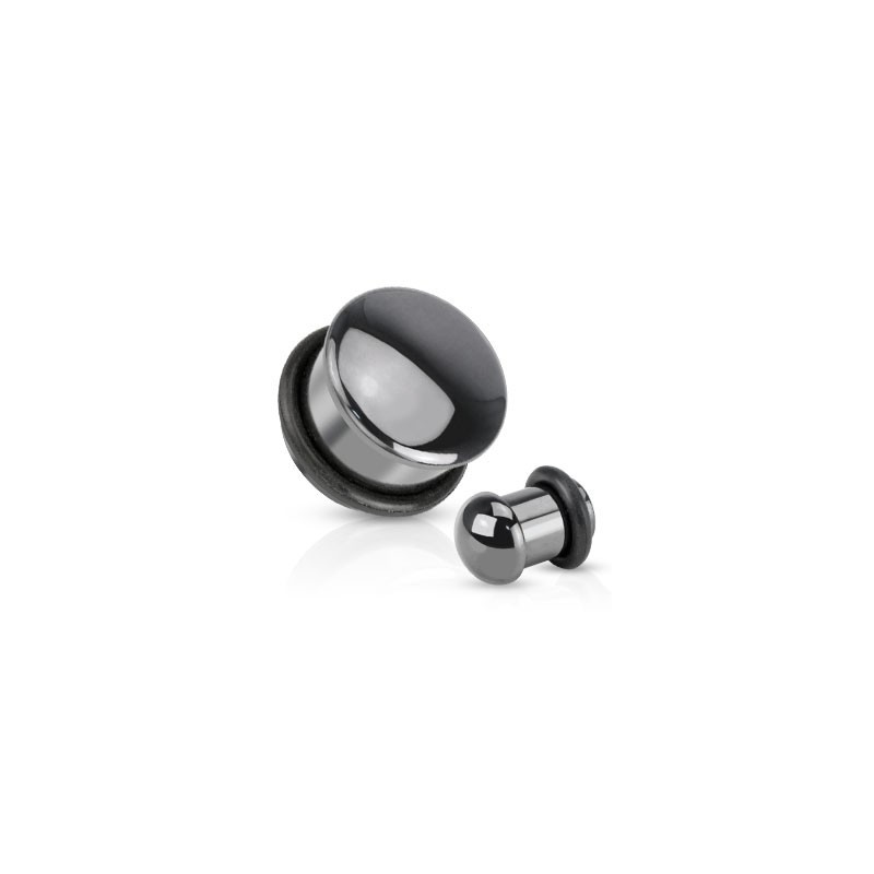 Piercing plug en pierre hématite 10mm Rau Piercing oreille4,49 €