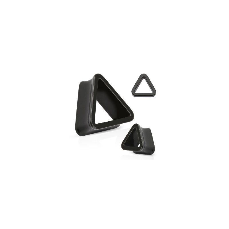 Piercing tunnel rigide triangle noir 4mm Nan Piercing oreille3,80 €