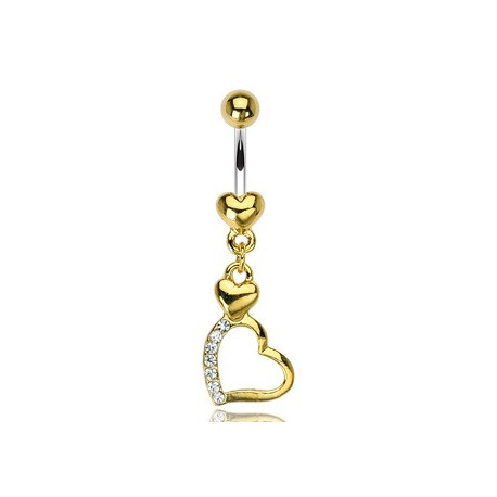 Piercing arcade 8 mm anodisé rose