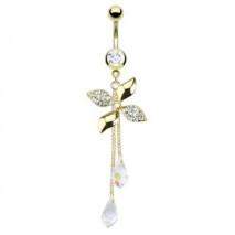 Piercing arcade 8 mm anodisé rose