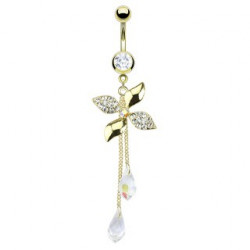 Piercing arcade 8 mm anodisé rose