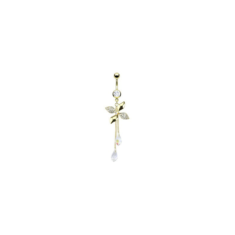Piercing nombril doré avec une fleur Ruit Piercing nombril16,90 €