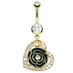 Piercing arcade 8 mm anodisé rose