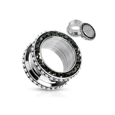 Piercing tunnel acier 8mm et zirconium noir Hang Piercing oreille5,49 €