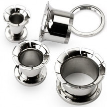 Piercing tunnel acier forme évasée 16mm Rua Piercing oreille6,99 €