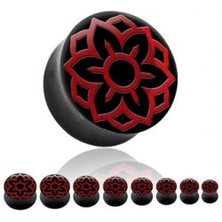 Piercing plug fleur de lotus rouge 8mm Syng Piercing oreille5,60 €