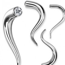 Piercing corne écarteur 4mm et zirconium blanc Jin Piercing oreille5,49 €