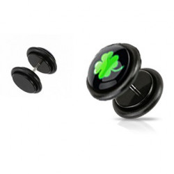 Faux piercing d'oreille plug avec un trèfle vert Pigot Faux piercing3,30 €