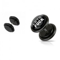 Faux piercing plug noir lets fuck Dary Faux piercing3,30 €