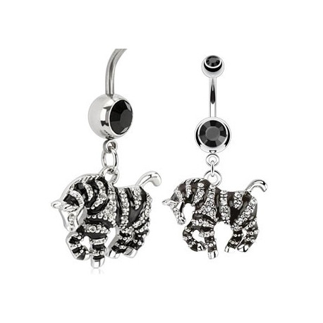 Piercing arcade 8 mm anodisé rose