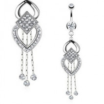 Piercing arcade 8 mm anodisé rose