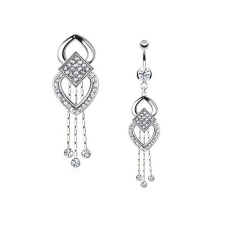 Piercing arcade 8 mm anodisé rose