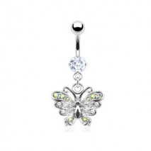 Piercing nombril papillon aux ailes blanche Wix Piercing nombril6,90 €