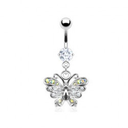 Piercing nombril papillon aux ailes blanche Wix Piercing nombril6,90 €