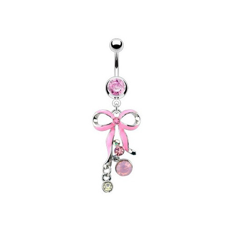 Piercing nombril avec un nœud rose Elaz Piercing nombril7,49 €