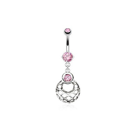 Piercing nombril rose avec une couronne Fuit Piercing nombril6,80 €