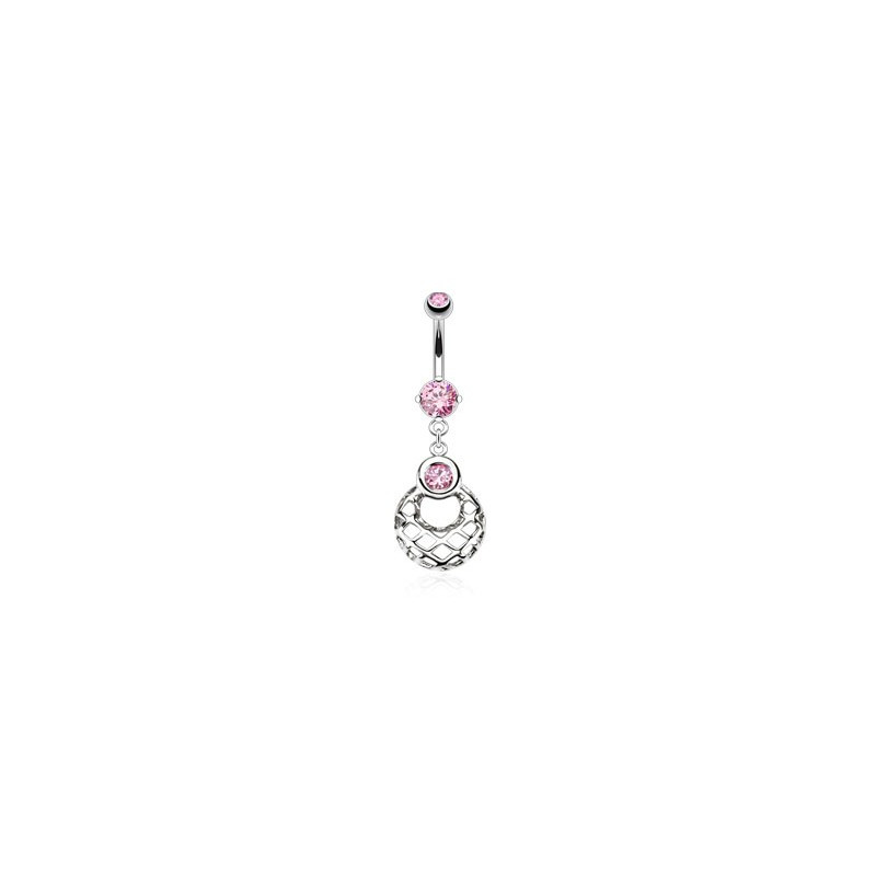 Piercing nombril rose avec une couronne Fuit Piercing nombril6,80 €