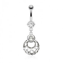 Piercing nombril blanc avec une couronne Fuaz Piercing nombril6,80 €