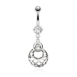 Piercing nombril blanc avec une couronne Fuaz Piercing nombril6,80 €