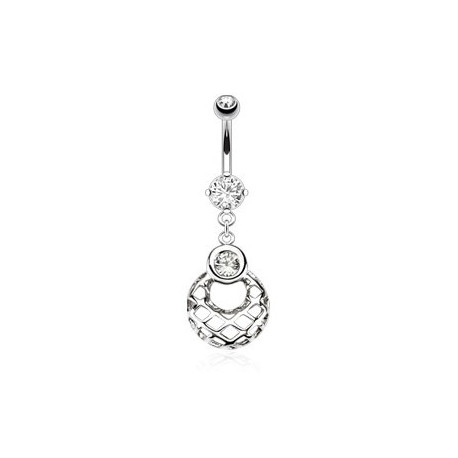 Piercing nombril blanc avec une couronne Fuaz Piercing nombril6,80 €