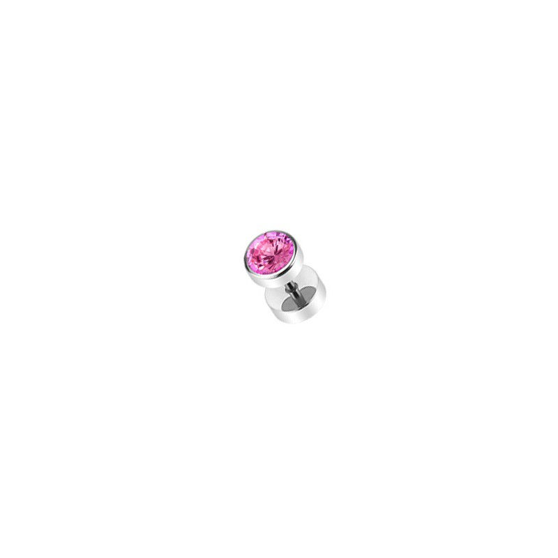 Faux piercing plug avec cristal rose Lut Faux piercing4,40 €