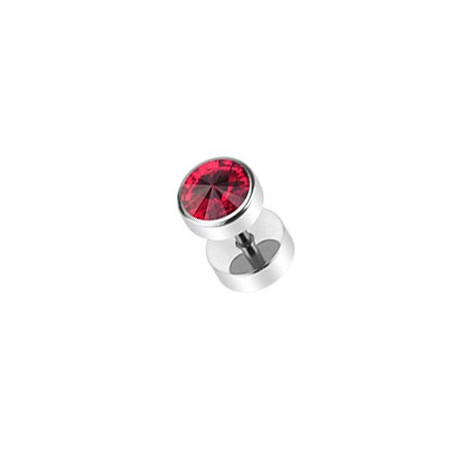 Piercing arcade 8 mm anodisé rose