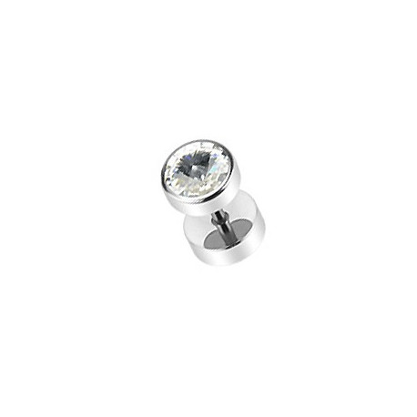 Piercing arcade 8 mm anodisé rose