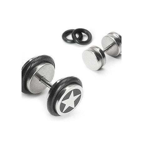 Piercing arcade 8 mm anodisé rose