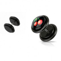 Faux piercing d'oreille plug cerise rouge Prit Faux piercing3,30 €
