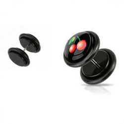 Faux piercing d'oreille plug cerise rouge Prit Faux piercing3,30 €