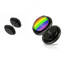Faux piercing plug arc en ciel Parut Faux piercing3,30 €