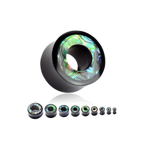 Piercing tunnel bleu en corne et ormeau 5mm Goy Piercing oreille6,75 €